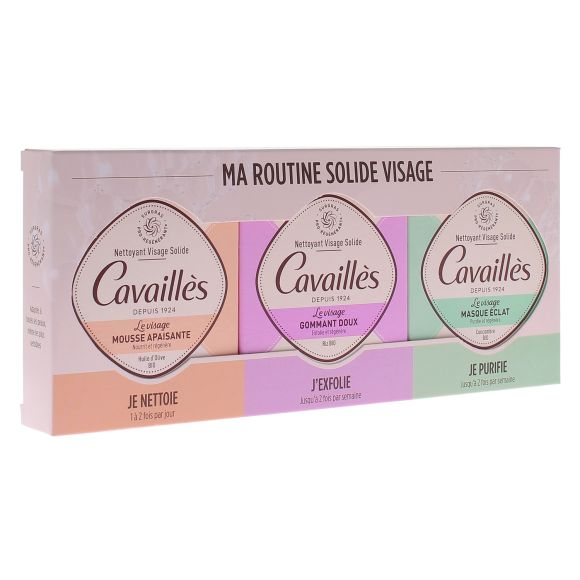 Rogé Cavaillès feiert Gesichtsreinigungsroutine - 3er-Pack 70g Seifen