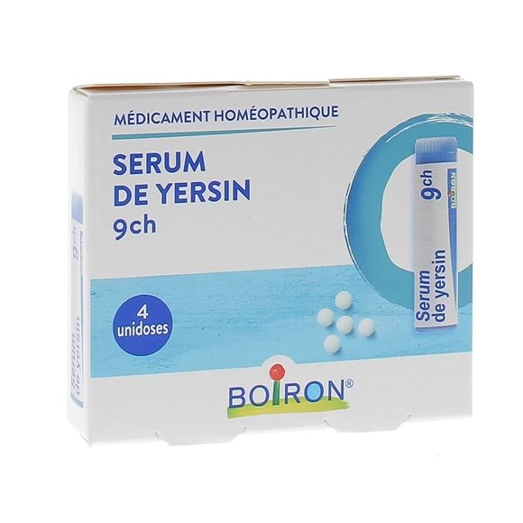 SERUM DE YERSIN 9CH Globuli Boiron - 4 Dosen zu 1g