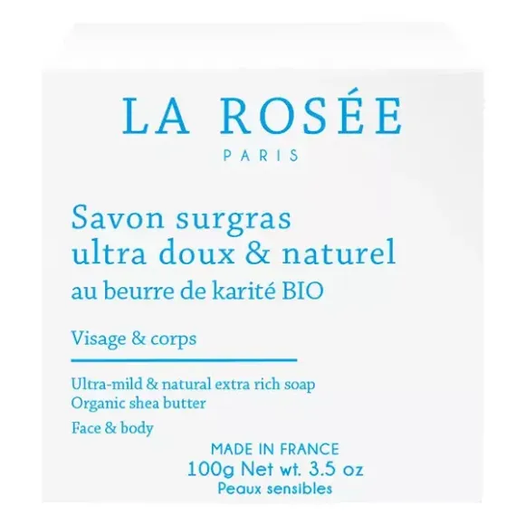 Ultra sanfte & natürliche Überfettung Seife La Rosée - 100 g Stück
