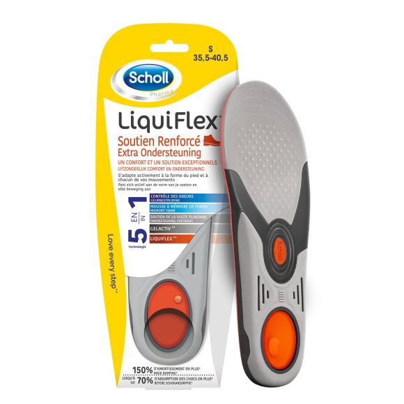 Liquiflex-Fußbett mit verstärkter Unterstützung Scholl - 1 Paar Einlegesohlen