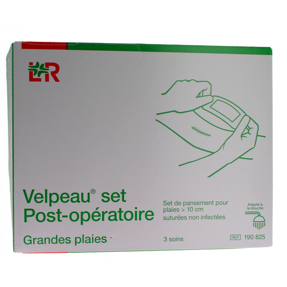 Set von Pflastern für große Wunden > bis 10 cm (3 Behandlungen) Velpeau Lohmann & Rauscher