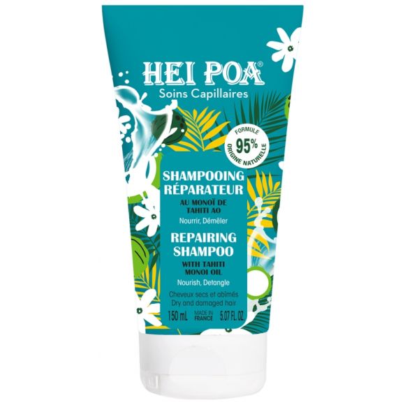Reparierendes Shampoo mit Monoi de Tahiti AO Hei Poa - Tube mit 150 ml