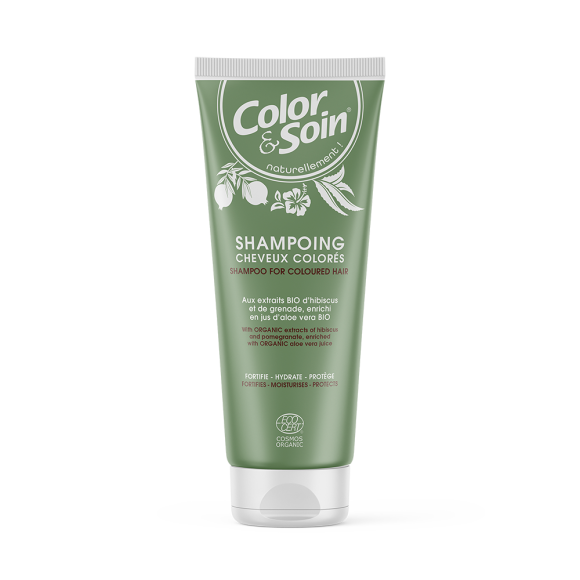 Color & Care Shampoo für coloriertes Haar bio Les 3 Chênes - Tube mit 200ml