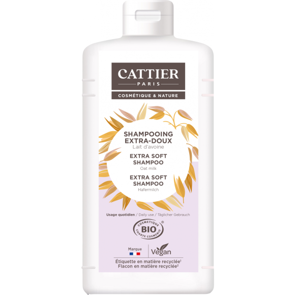 Bio Cattier Extra Sanftes Shampoo - 1 L Flasche