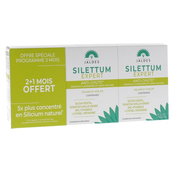 Silettum Expert Anti-Fall - 3er Pack mit 60 Kapseln