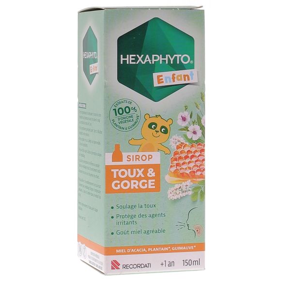 Husten- und Halssirup für Kinder Hexaphyto - Flasche mit 150 ml