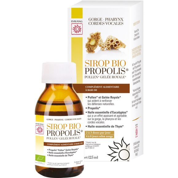 Bio Dayang Propolis Sirup Pollen Gelee Royale - Flasche mit 125 ml