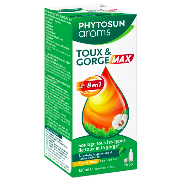 Hustensaft & Hals Max Phytosun Aroms - Flasche mit 120ml