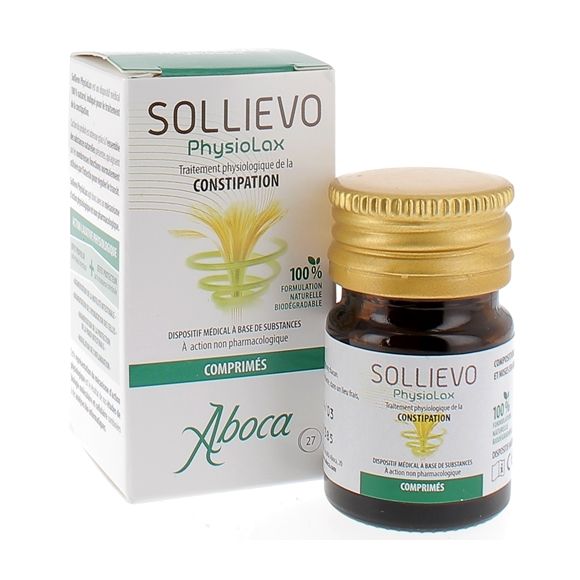 Sollievo PhysioLax Verstopfung Aboca - Packung mit 27 Tabletten