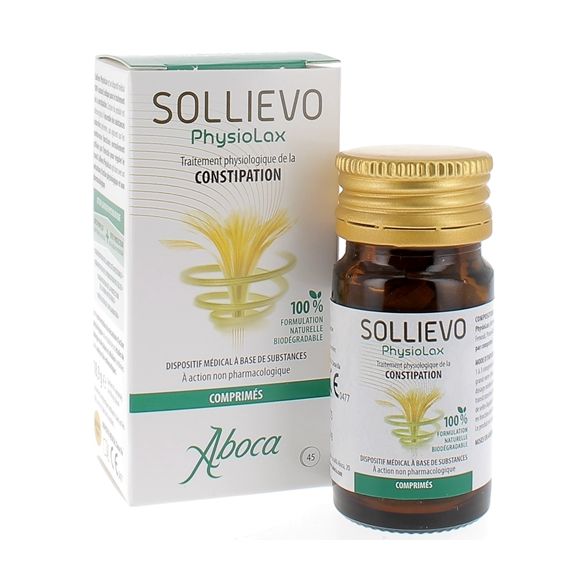 Sollievo PhysioLax Verstopfung Aboca - Packung mit 45 Tabletten