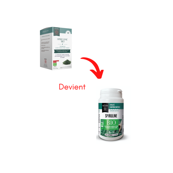 Bio-Spirulina Energie/Gewichtsmanagement Dayang - 120 Tabletten Box