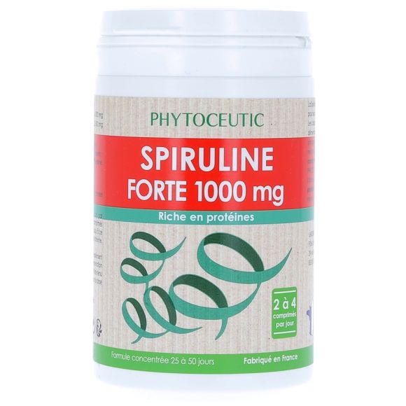Spirulina forte 1000 mg Phytoceutic - Packung mit 100 Tabletten