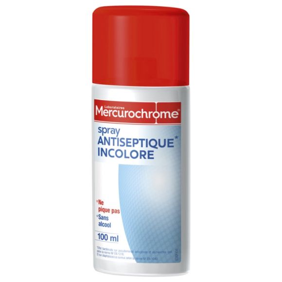 Farbloses Antiseptikspray Mercurochrome - Spray mit 100 ml