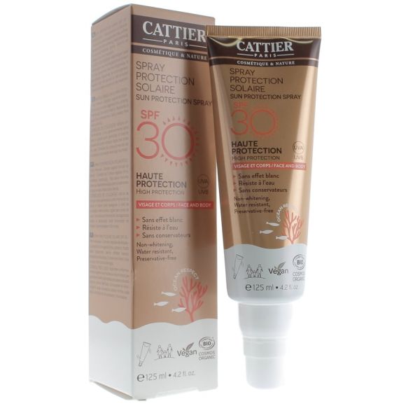Sonnenschutzspray SPF 30 Cattier - Spray mit 125 ml