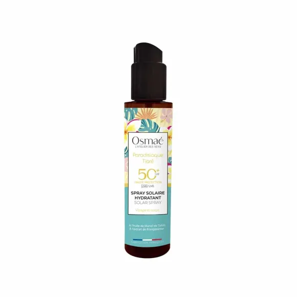 Sonnenspray mit Feuchtigkeitsspender SPF50+ Osmaé - Spray von 150 ml