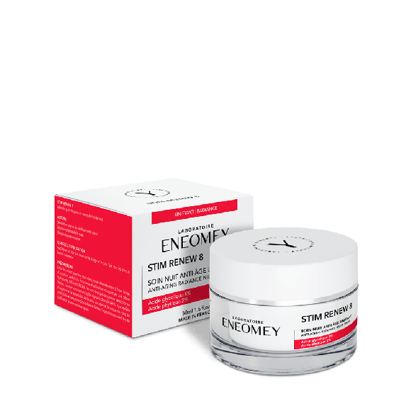 Stim renew 8 Nachtpflege Anti-Aging vereinheitlichend Eneomey - 50 ml Topf