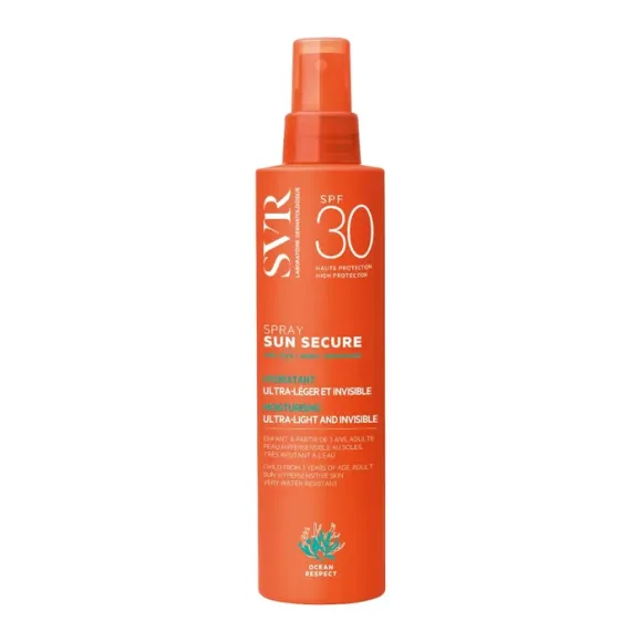Sun Secure Sonnencreme feuchtigkeitsspendend SPF30 SVR - Spray von 200 ml