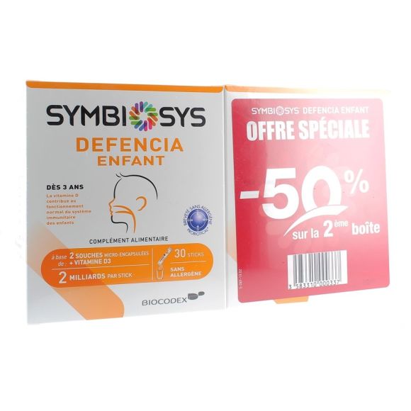 Symbiosys Defencia Kind Biocodex - 2er Pack mit 30 Sticks