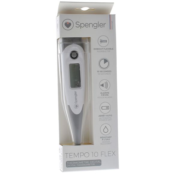 Tempo 10 Flex Digitales flexibles Thermometer Spengler - ein Thermometer