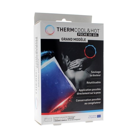 Thermcool&hot Gelpack große Größe - Box mit einem Pack von 17x26cm