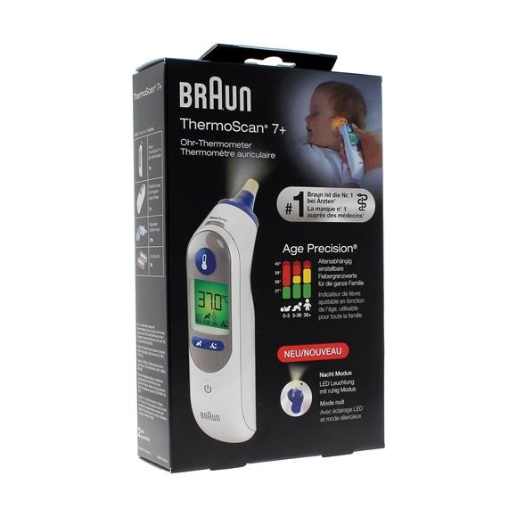 Thermoscan 7+ IRT 6525 Ohrthermometer Braun - 1 Thermometer
