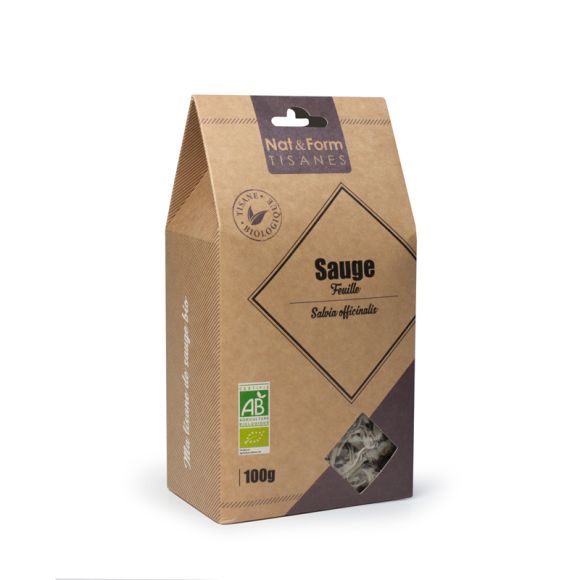 Bio Salbeiblättertee Verdauung Nat & Form - 100 g Beutel