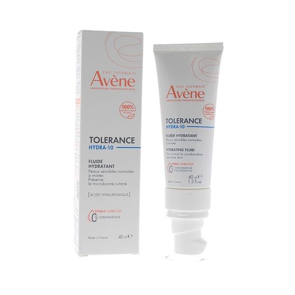 Tolérance Hydra-10 Feuchtigkeitsspendendes Fluid Avène - Tube mit 40 ml