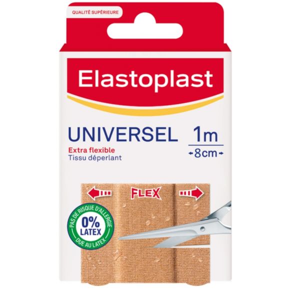 Universelle Elastoplast Schneidband - Box mit einem Band von 1m x 8cm