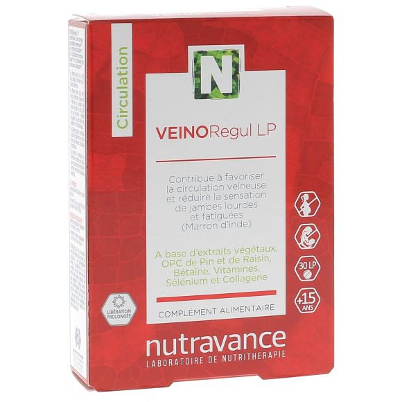 VEINORegul LP Nutravance - Packung mit 30 Tabletten