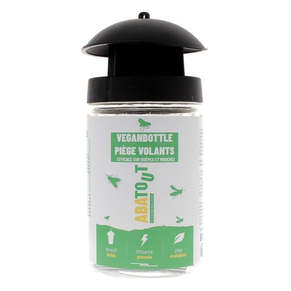 Veganbottle Fliegenfalle für Wespen und Fliegen Abatout - eine Falle
