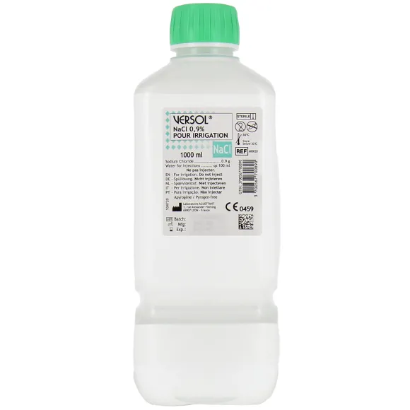 Versol NaCl 0,9% Lösung zur Spülung - Flasche mit 1000 ml