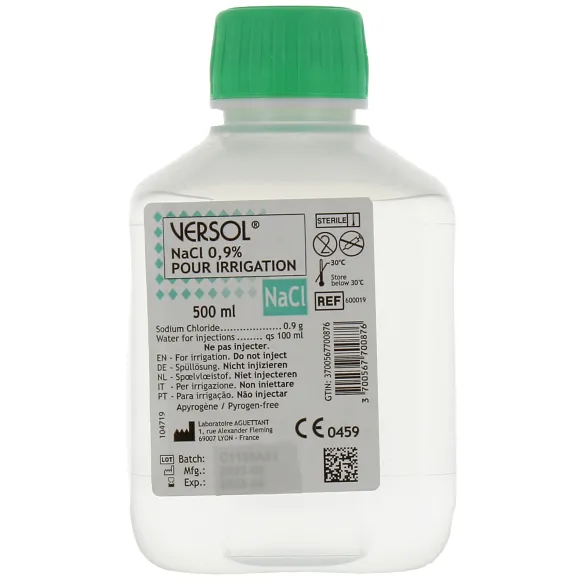 Versol NaCl 0,9% Lösung zur Spülung - Flasche mit 500 ml
