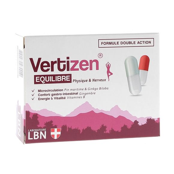 VertiZen Gleichgewicht Labor LBN - Packung mit 60 Kapseln