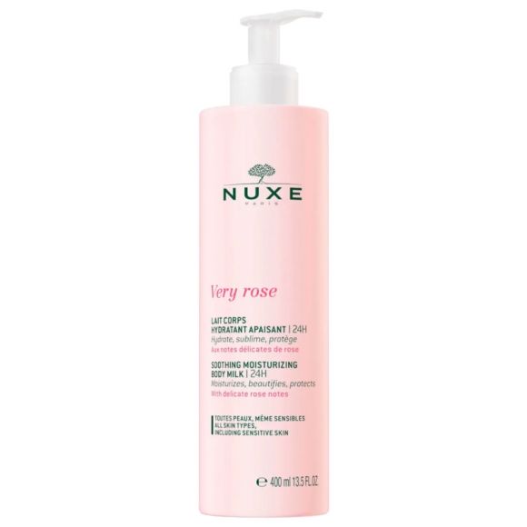 Very rose Körperlotion beruhigend Nuxe - Pumpflasche mit 400 ml
