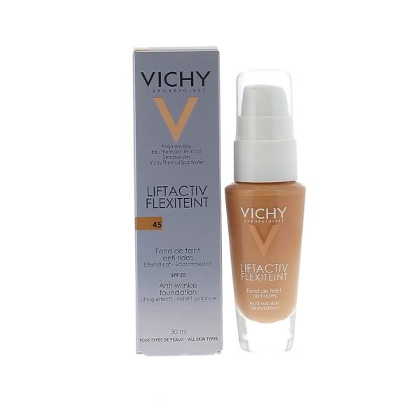 Liftactiv flexiteint Anti-Aging Foundation Spf 20 Farbton 45 Gold Vichy - Flasche mit 30 ml