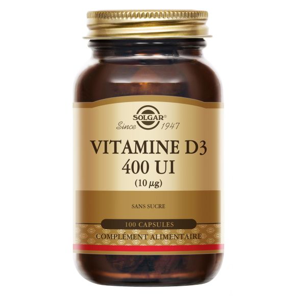 Vitamin D3 Solgar - Dose von 100 Kapseln