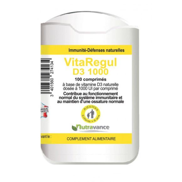 Vitaregul D3 1000 Nutravance - 100 Tabletten