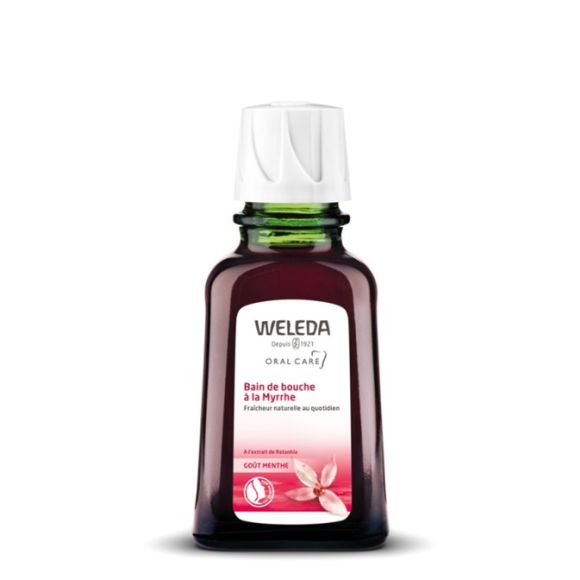 Mundspülung mit Myrrhe Weleda - Flasche mit 50 ml