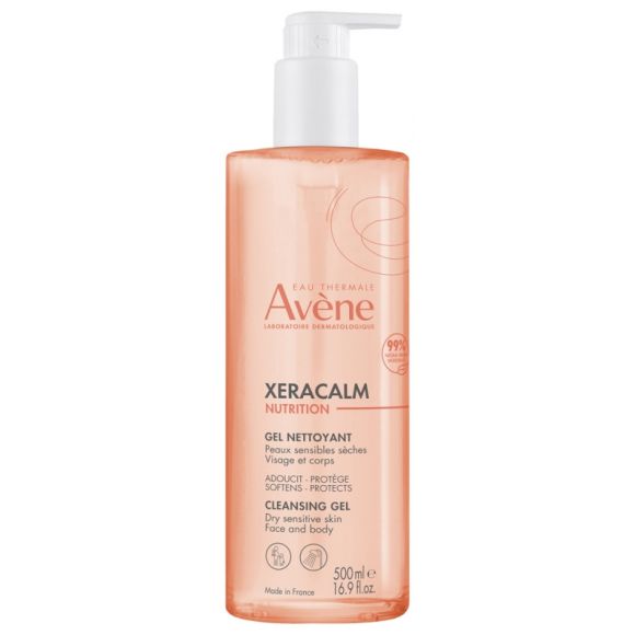 Xeracalm Nutrition Reinigungsgel Avène - Pumpflasche 500 ml