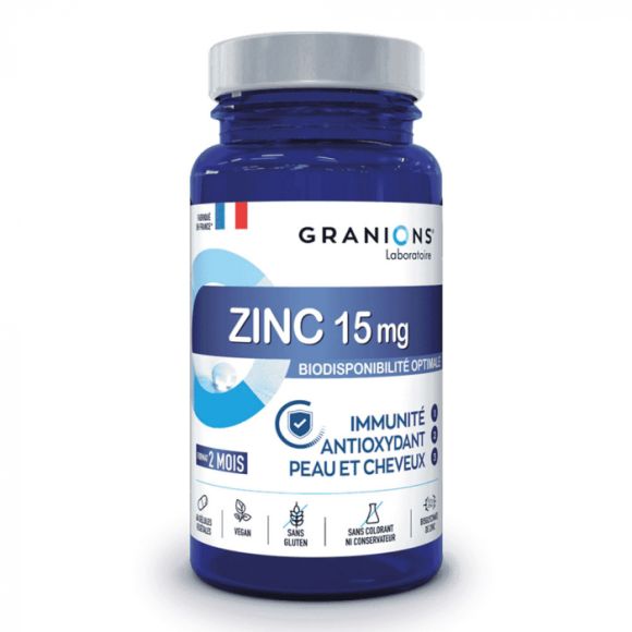 Zink 15mg Granions - Packung mit 60 Kapseln