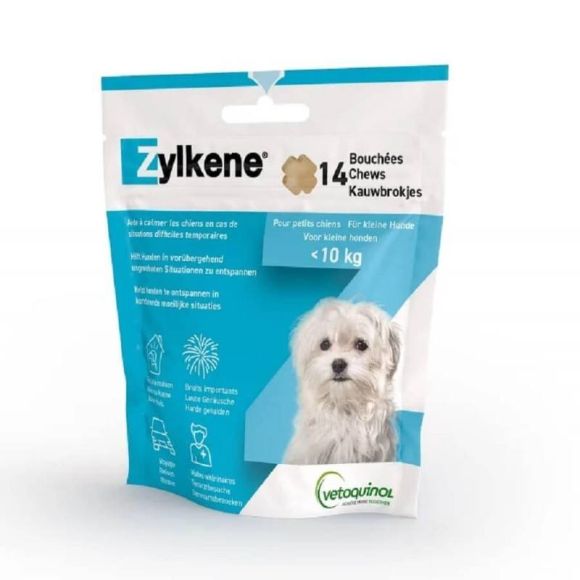 Zylkene Happen für Hunde unter 10 kg Vetoquinol - Beutel mit 14 Happen