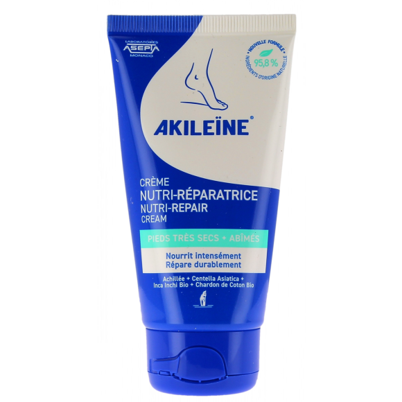 Akileïne nährende Reparaturcreme für Füße - 50 ml Tube