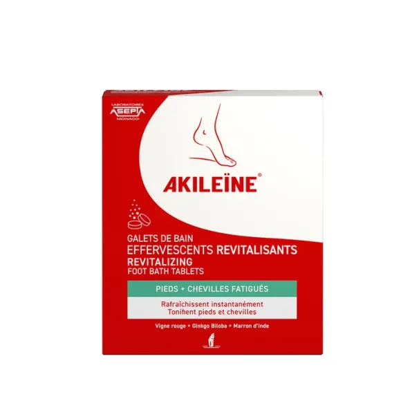 Revitalisierende Sprudelbadesteine Akileïne - Schachtel mit 6 Steinen