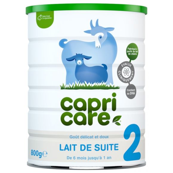 Folgemilch 2 von 6 Monaten bis 1 Jahr Capricare - 800 g Dose