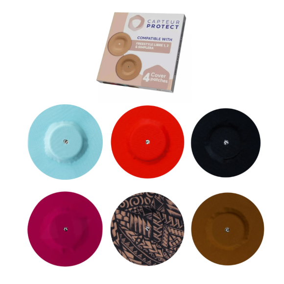 Pflaster für Freestyle Libre Sensor Sensor Schutz - Packung mit 4 Pflastern