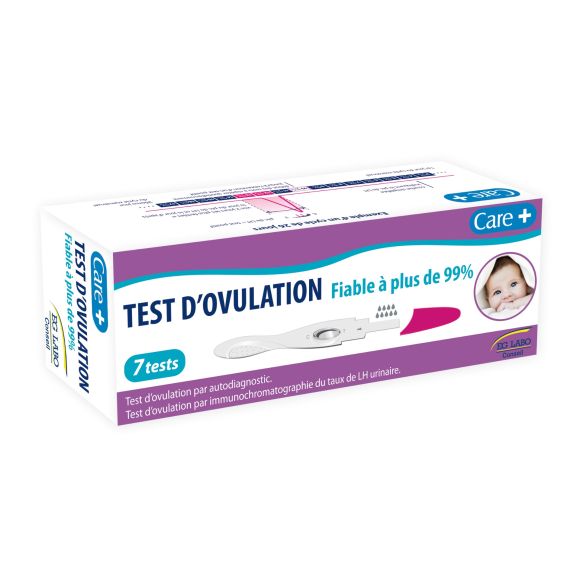 Ovulationstest care+ EG Labo - Packung mit 7 Tests