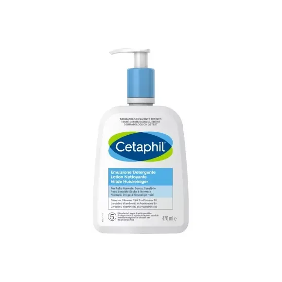 Hochverträgliche Reinigungsmilch Cetaphil - Flasche mit 470 ml