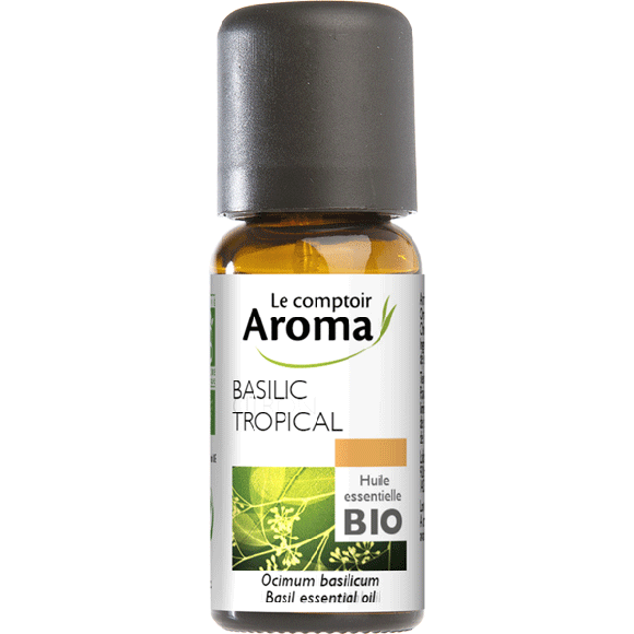 Bio ätherisches Öl von tropischem Basilikum Le Comptoir Aroma - Flasche mit 10 ml
