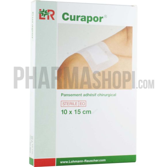 Curapor chirurgisches Wundpflaster Lohmann & Rauscher - 10 Pflaster von 10 x 15 cm
