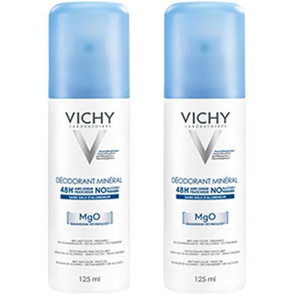 Mineral Deodorant 48h Spray Vichy - 2 Sprays von 125 ml